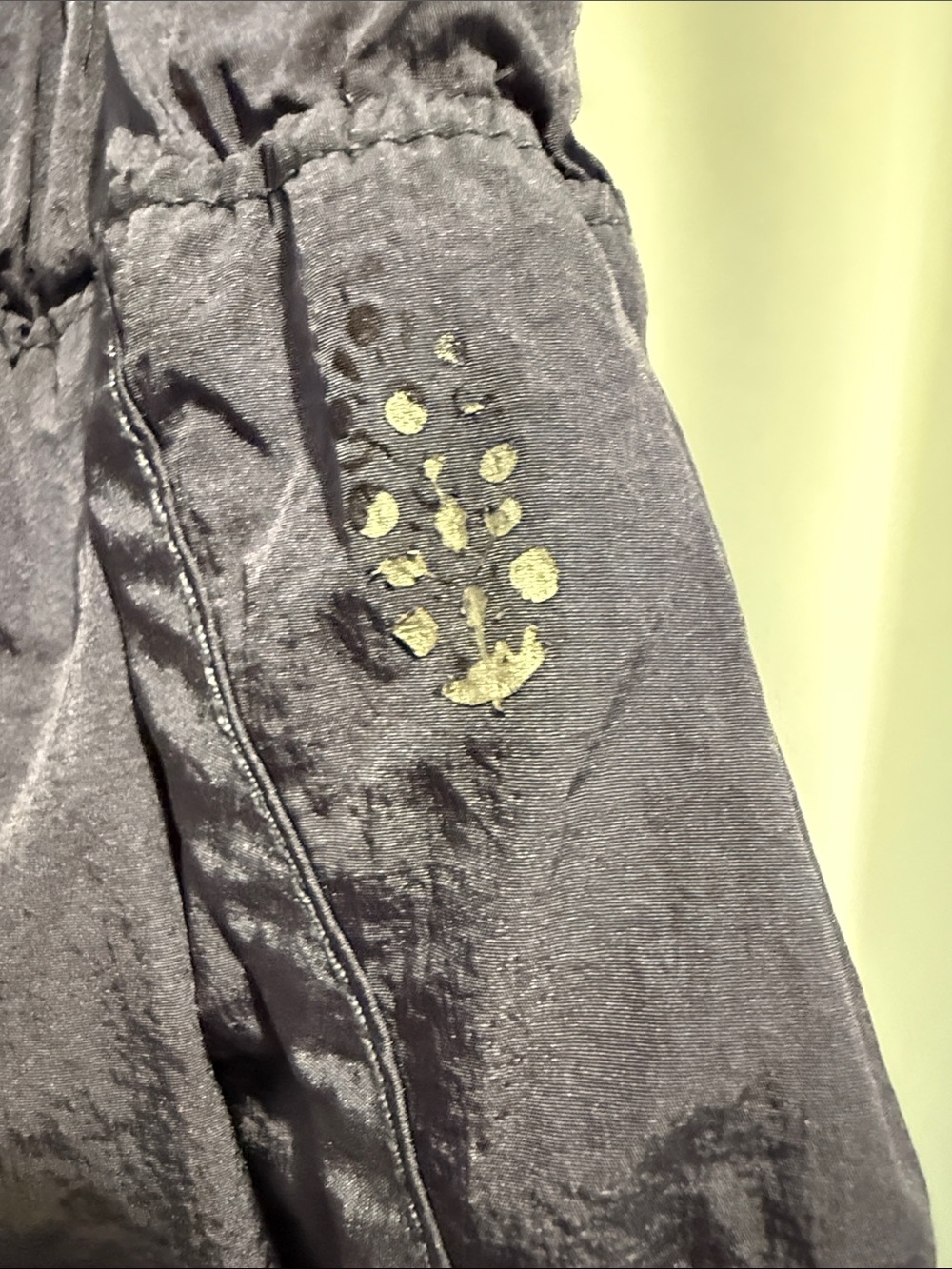 Womens High-Waist Lavender Athletic Shorts - Picture 3 of 4
